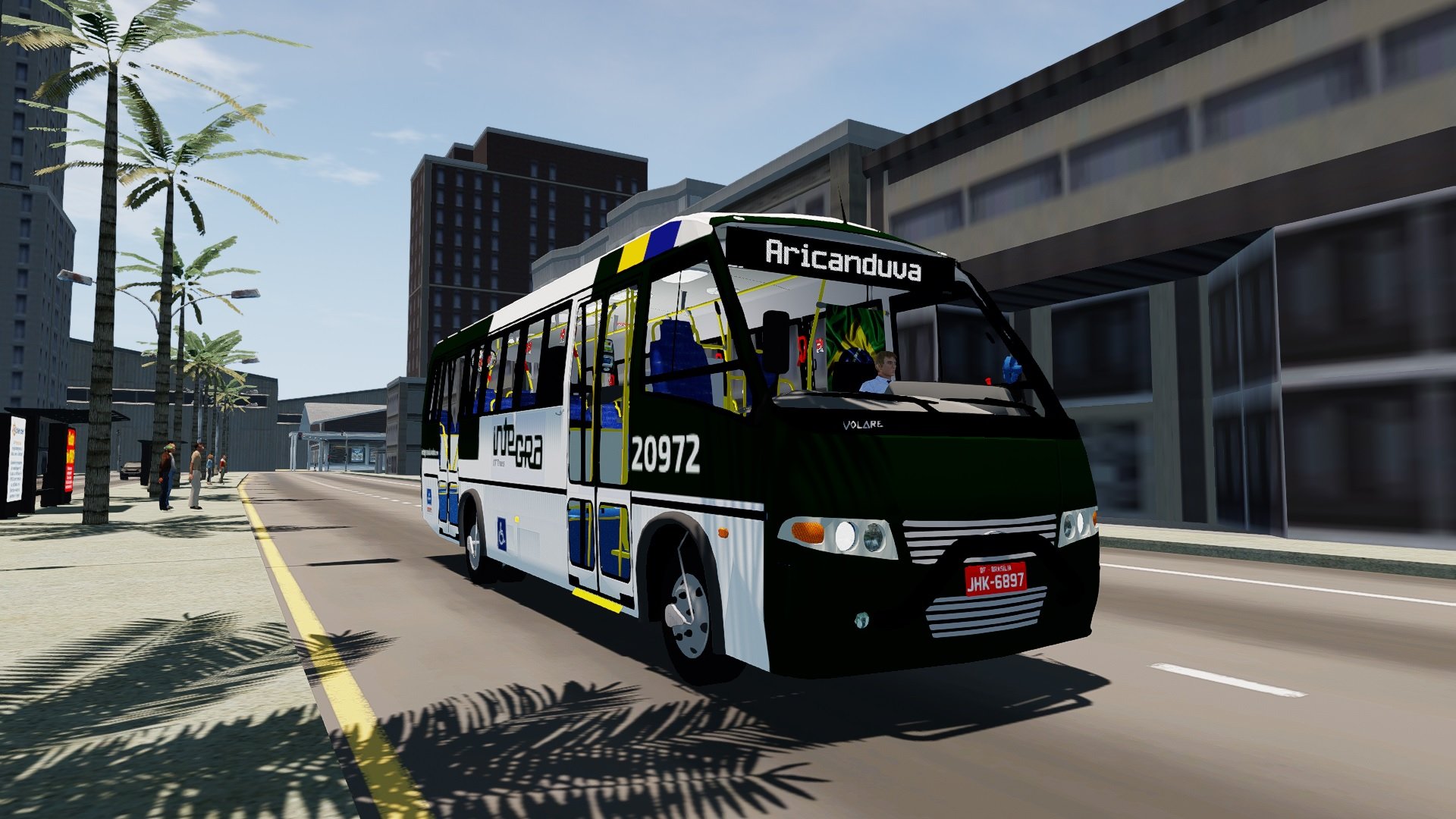 Volare Attack 8 4×4 Escolar para o Proton Bus Simulator/Road