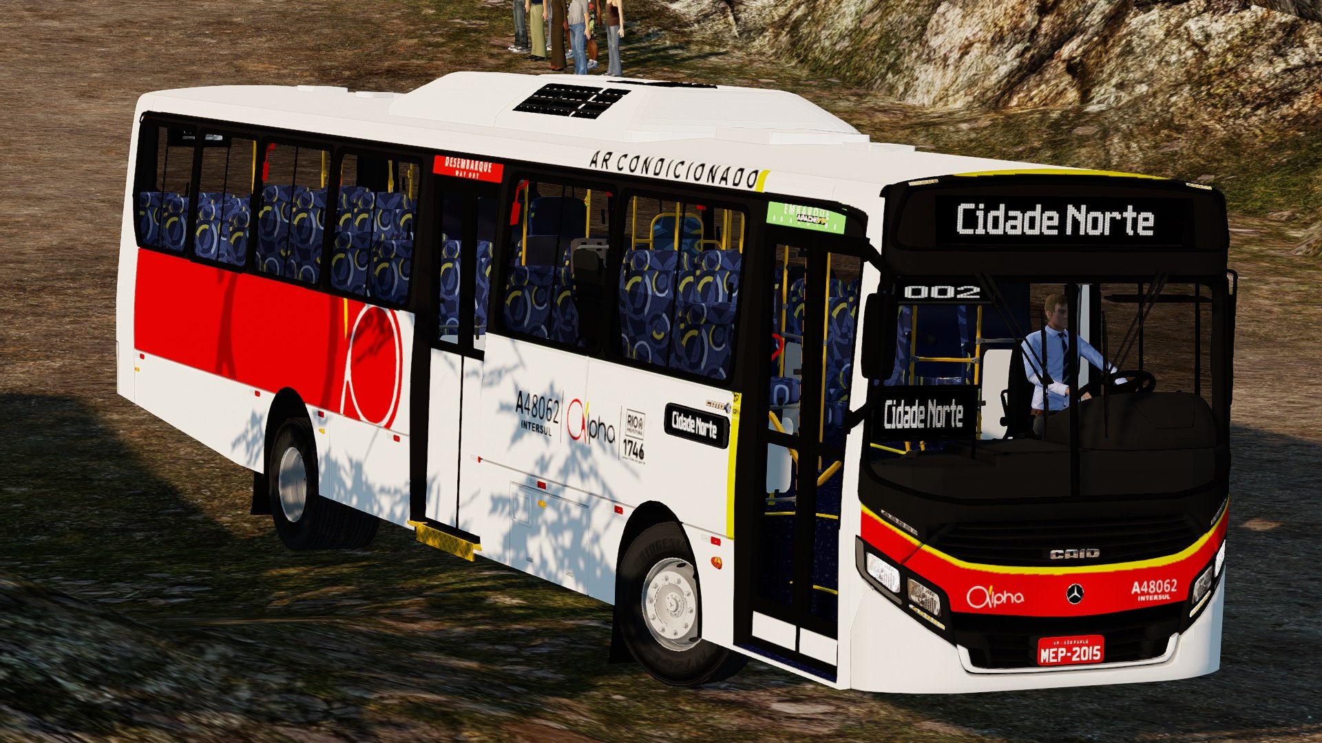 Caio Apache Vip IV MB OF-1721 BlueTec 5 padrão Transportes Machado/RJ (Fase  2) para Proton Bus Simulator - AD Gaming Mods