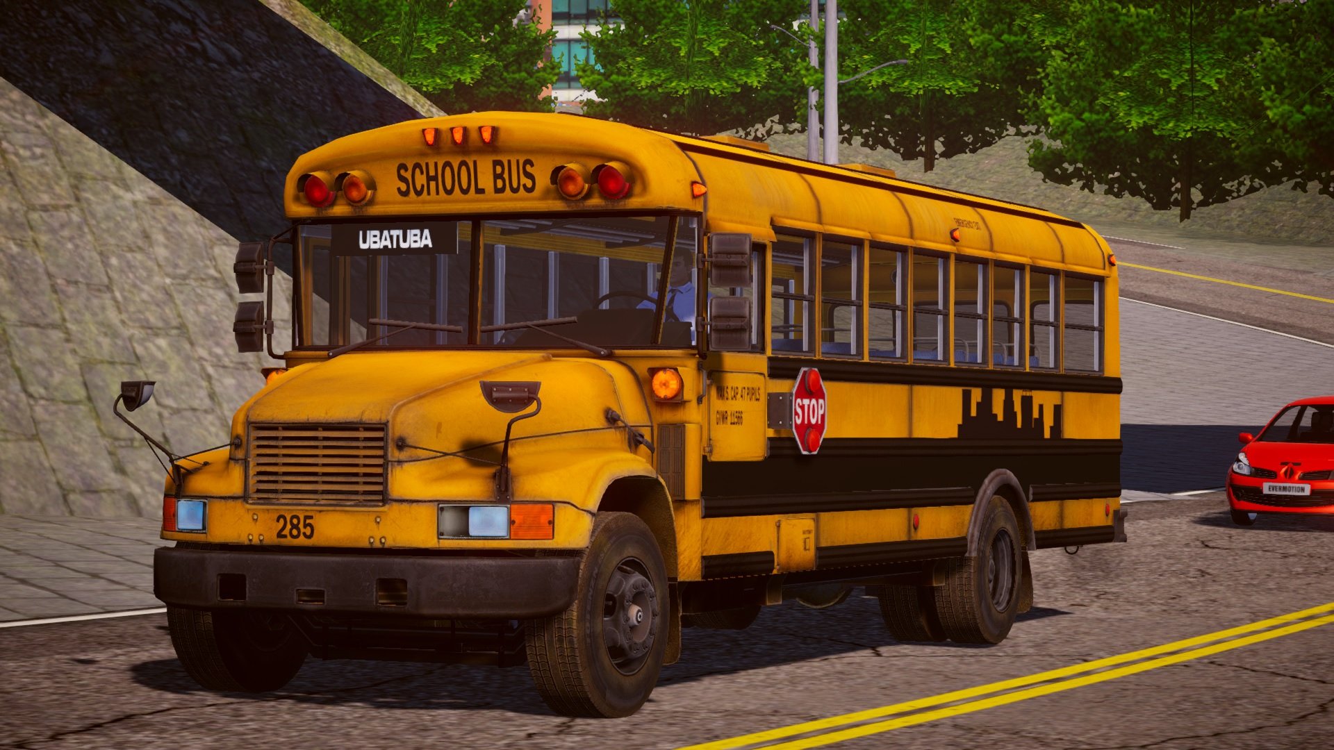 DIRIGINDO UM ÔNIBUS ESCOLAR NO PROTON BUS SIMULATOR! 