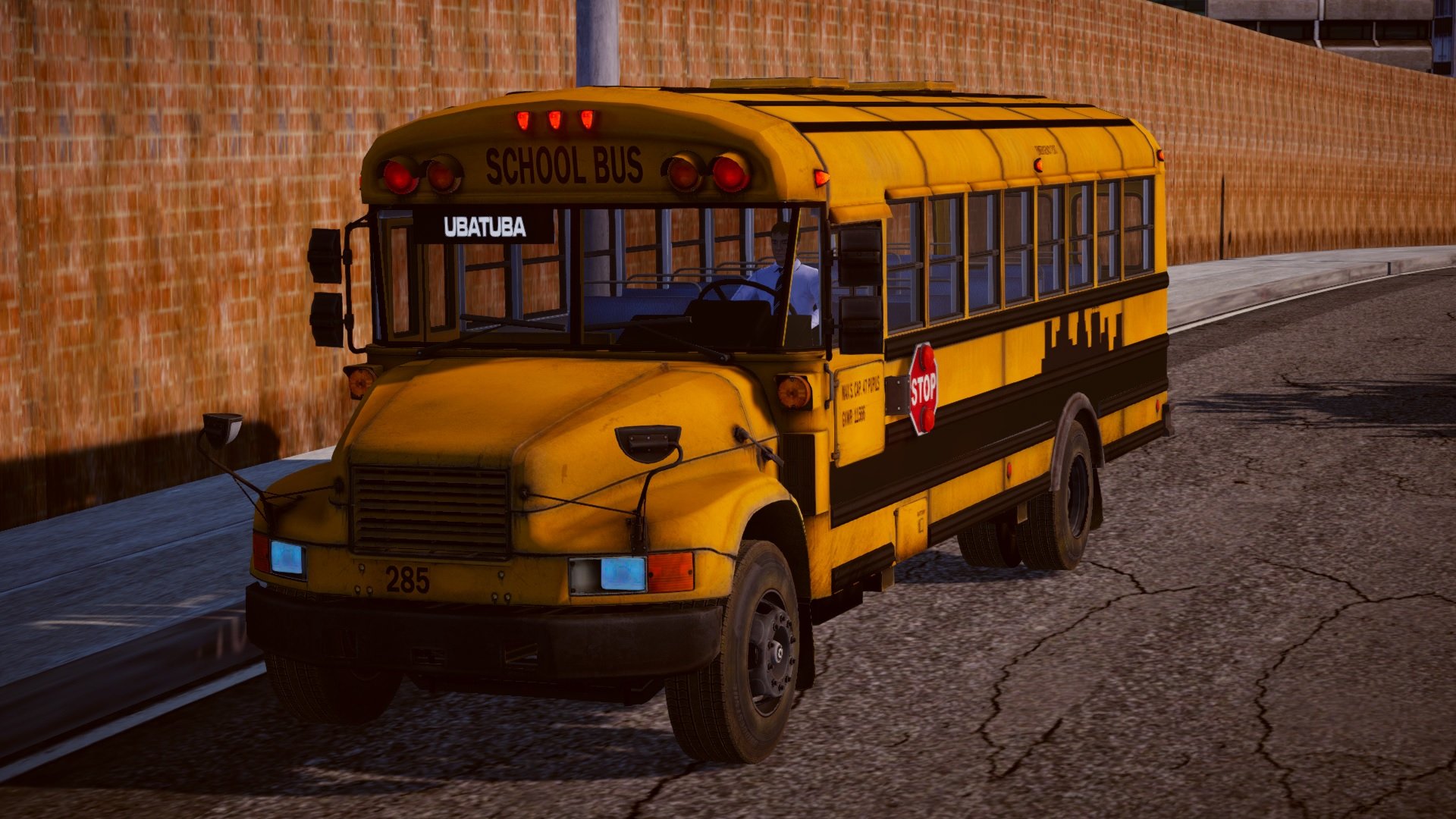 proton bus simulator) Review mod School Bus (Ônibus escolar