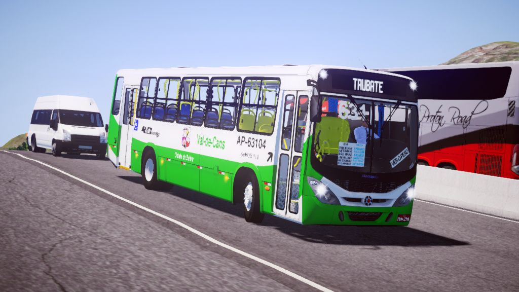 🟡proton bus simulator - ônibus velho na rota! mb of-1519! + skin 