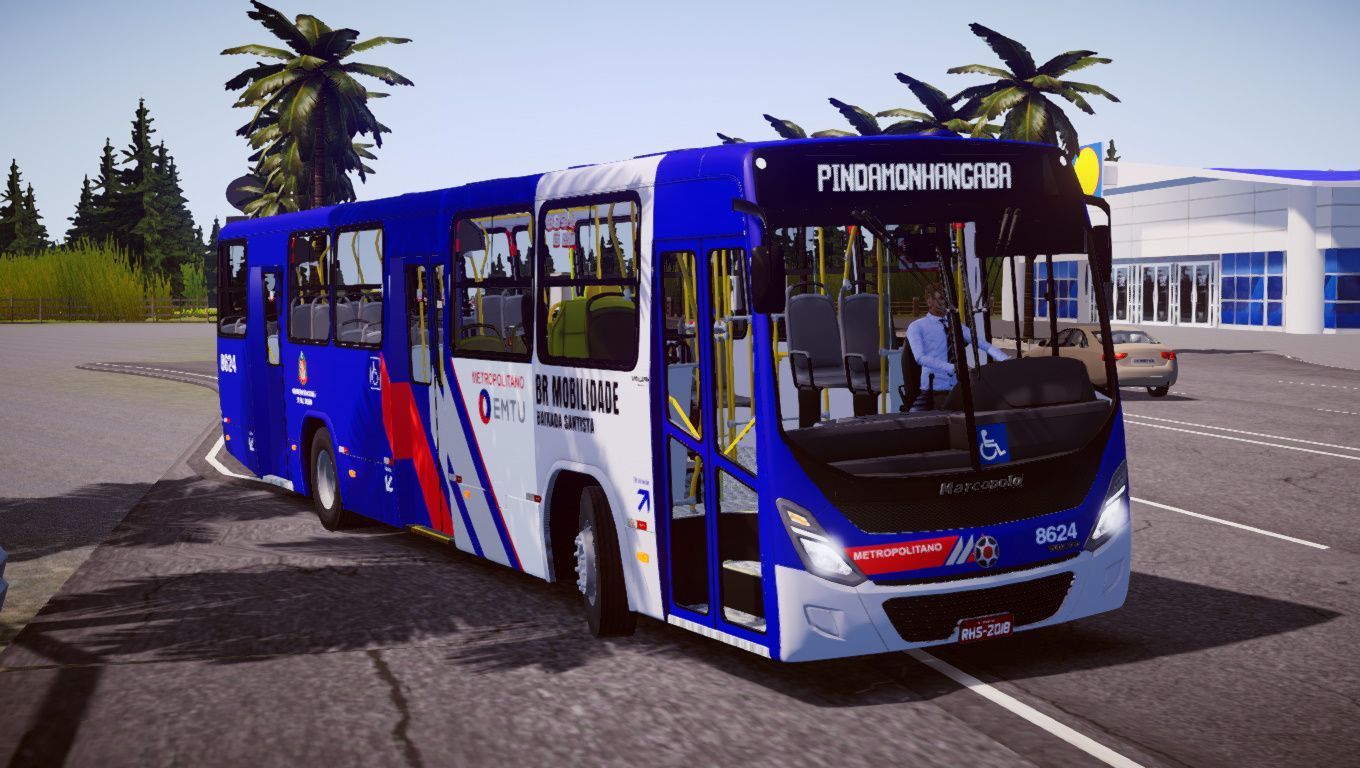 OMSI e Próton Bus Simulator- Skins da Baixada Santista SP