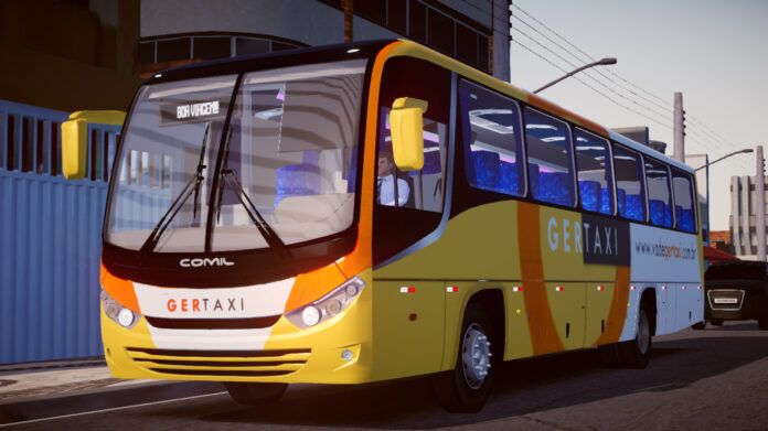 New Coach Comil Versatile Gold Driving Gameplay - Proton Bus