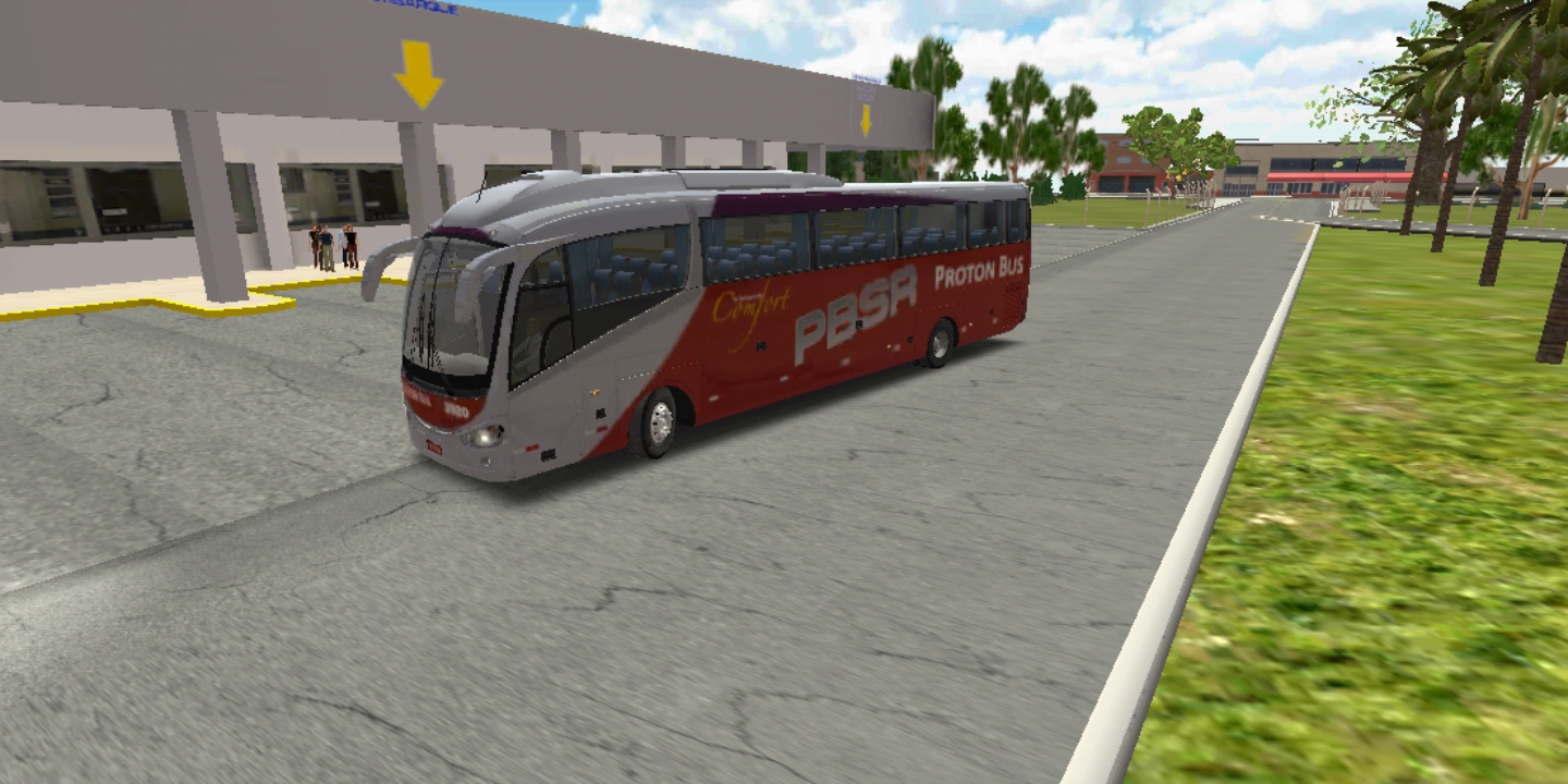 Primeira linha do UbetaR - Proton Bus Simulator Road