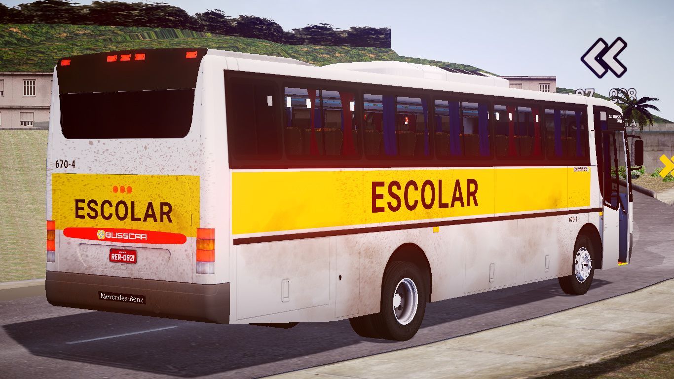 Skin Escolar para o Busscar El Buss 340 MB OF-1721 Euro II