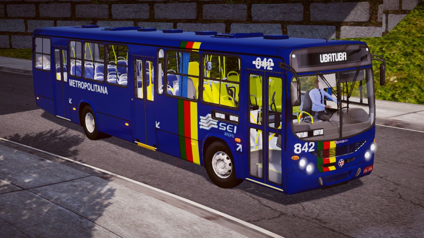 Skin da Verde Bus para o Marcopolo Torino 2007 MB OF-1722M (nativo) - Proton  Bus - Lukas Gameplays