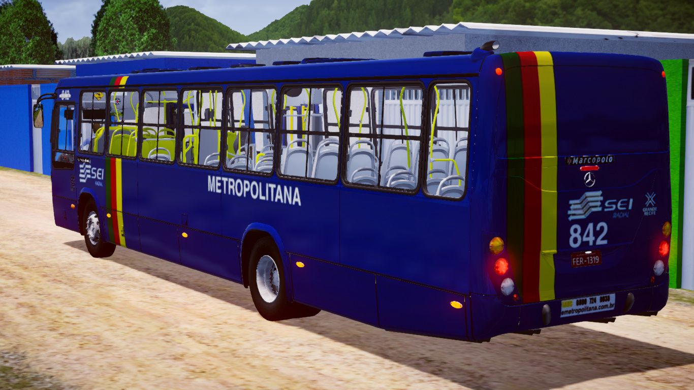 Skin da Verde Bus para o Marcopolo Torino 2007 MB OF-1722M (nativo) - Proton  Bus - Lukas Gameplays