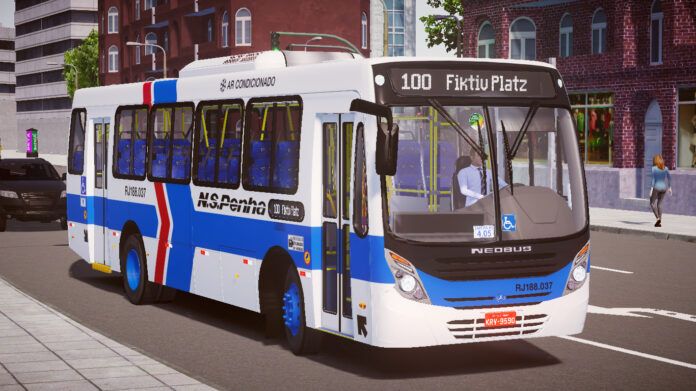🟡proton bus simulator - ônibus velho na rota! mb of-1519! + skin 