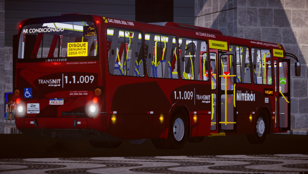 🟡proton bus simulator - ônibus velho na rota! mb of-1519! + skin 