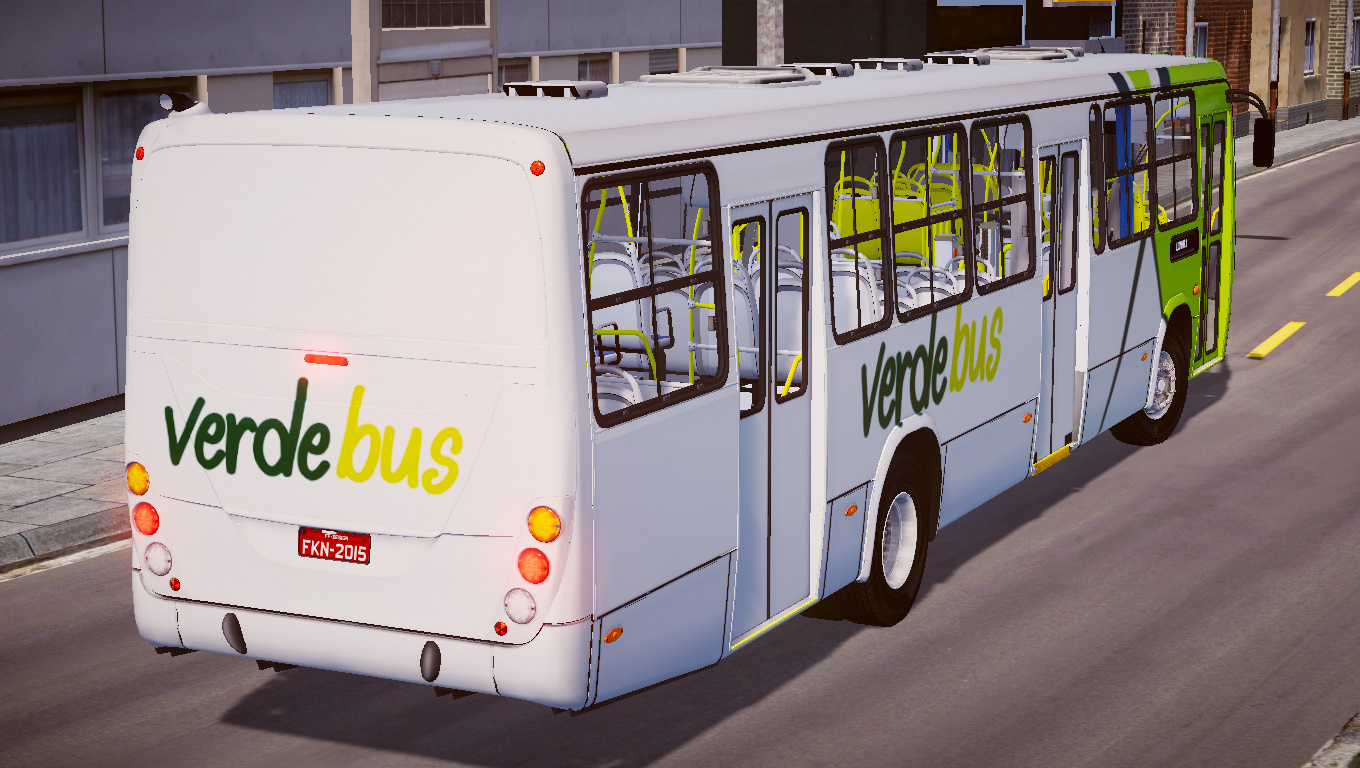 Skin da Verde Bus para o Marcopolo Torino 2007 MB OF-1722M (nativo) - Proton  Bus - Lukas Gameplays