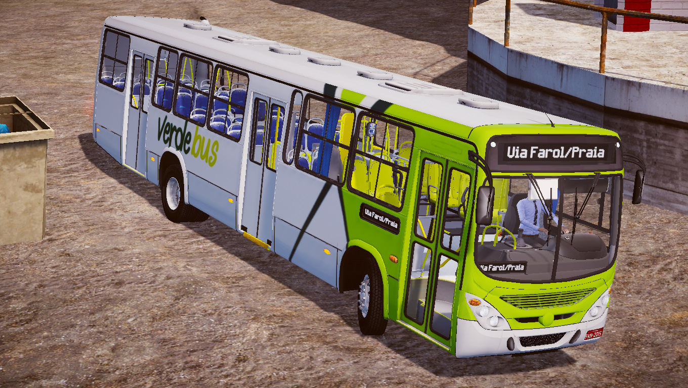 Skin da Verde Bus para o Marcopolo Torino 2007 MB OF-1722M (nativo) - Proton  Bus - Lukas Gameplays