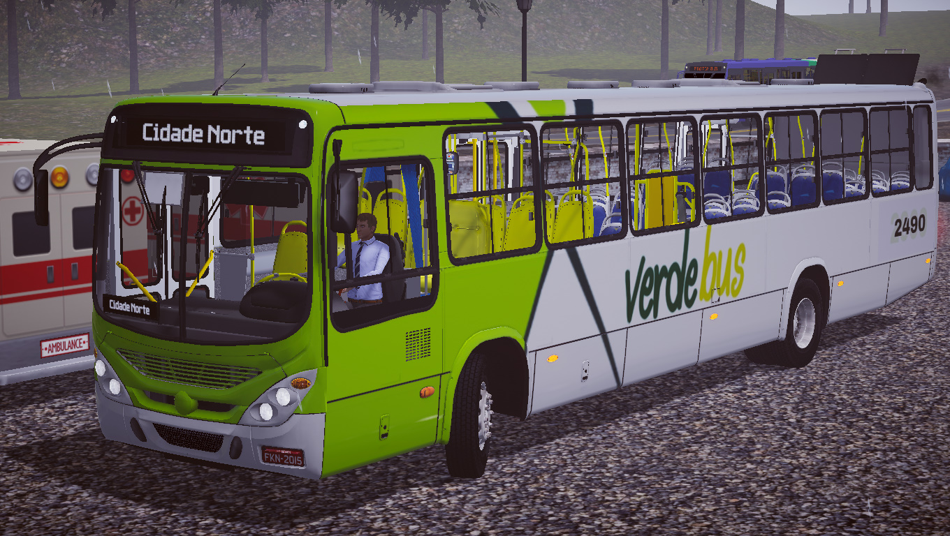 Skin da Verde Bus para o Marcopolo Torino 2007 MB OF-1722M (nativo) - Proton  Bus - Lukas Gameplays