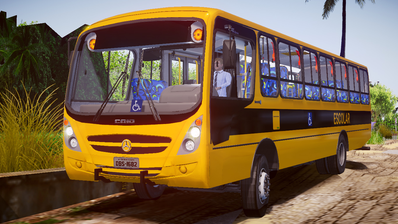 🔴Ônibus escolar no Proton Bus - Canal Lukas Gameplays