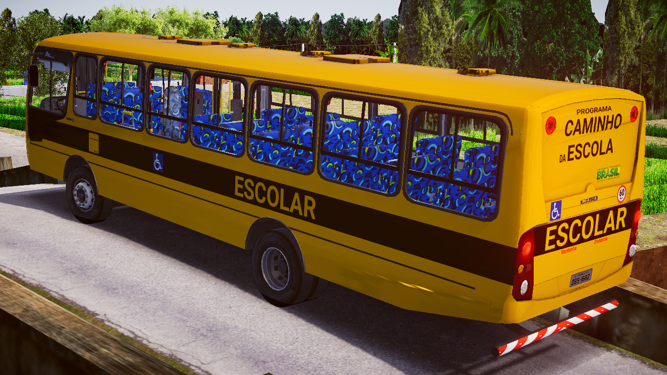 Ônibus Escolar Caio Foz Super Agrale 15.0 - Proton Bus Mods 