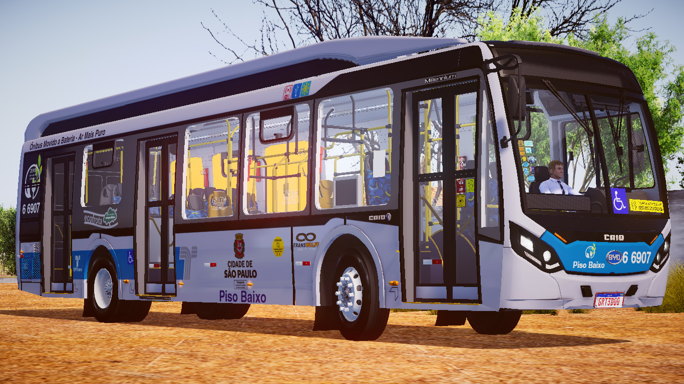 New Caio Millennium BRT II Articulated Bus Driving  Proton Bus Simulator  Urbano Android Gameplay 