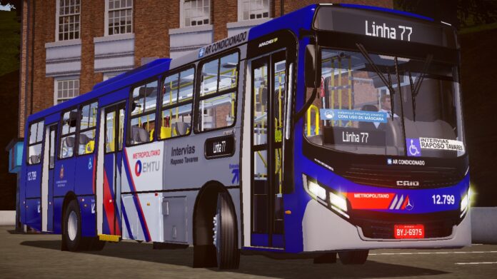 Mods Proton Bus Simulator e Road - Mod do Caio Apache Vip IV MB OF-1724L  BlueTec 5 padrão São Caetano do Sul V2 (fase2) - Proton Bus Simulator   -mb-of-1724l-bluetec-5-fase-12-proton-bus