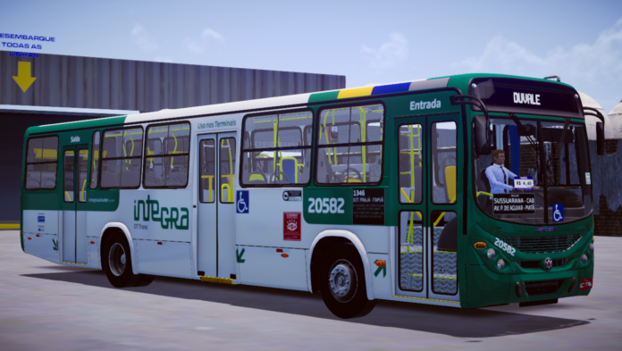 Skin da Verde Bus para o Marcopolo Torino 2007 MB OF-1722M (nativo) - Proton  Bus - Lukas Gameplays