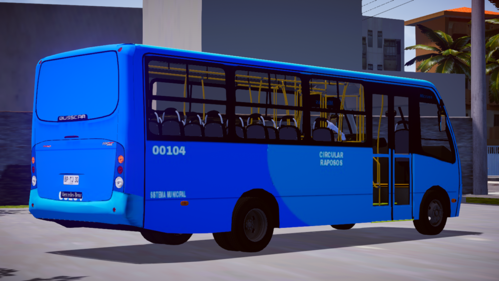 Busscar Micruss 1999 MB LO-914 Escolar - Proton Bus Mods 