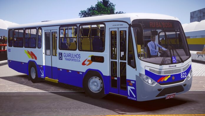 Mod  Walkbus Special Midi MB OF-1418 Euro III padrão SPTrans/SP (Fase 2) -  Explozão Gamer