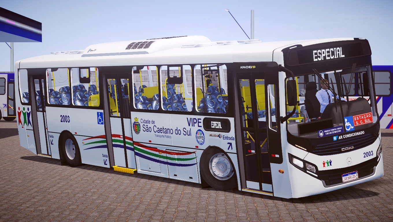 Mods Proton Bus Simulator e Road - Mod do Caio Apache Vip IV MB OF-1724L  BlueTec 5 padrão São Caetano do Sul V2 (fase2) - Proton Bus Simulator   -mb-of-1724l-bluetec-5-fase-12-proton-bus