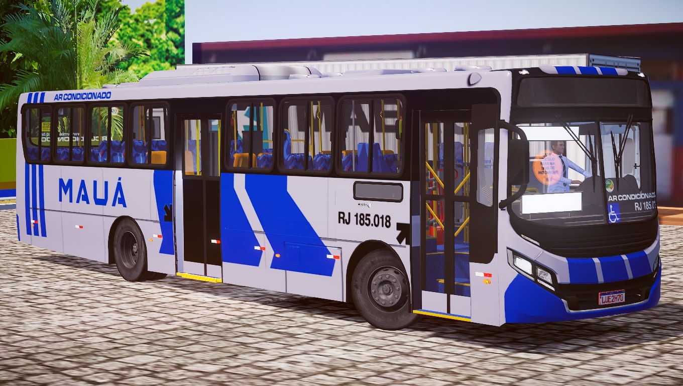 Caio Apache Vip IV MB OF-1721 BlueTec 5 padrão Transportes Machado/RJ (Fase  2) para Proton Bus Simulator - AD Gaming Mods