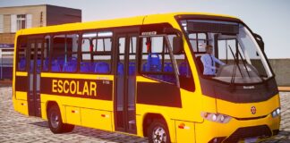 VIP IV OF 1724 ESCOLAR + MAPA ESCOLAR PROTON BUS MODS 