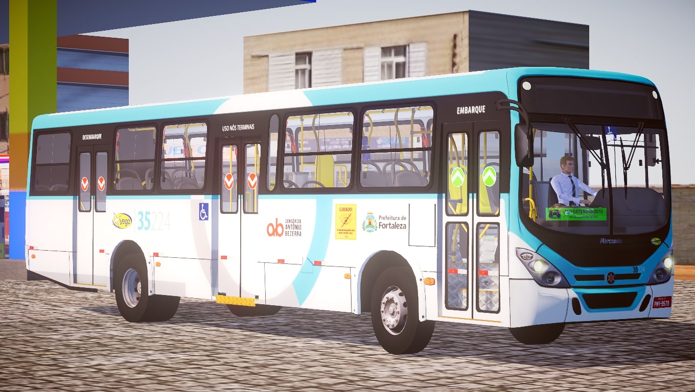 VIP IV OF 1724 ESCOLAR + MAPA ESCOLAR PROTON BUS MODS 