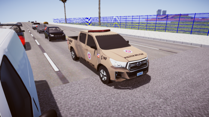 GTA V MOD Policia - Carro HILUX da Policia 