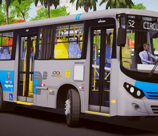 Skin Escolar para o Busscar El Buss 340 MB OF-1721 Euro II